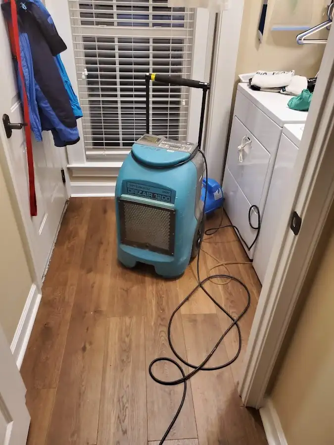 Commercial dehumidifier deployed for Flood Damage Cleanup in Anacortes